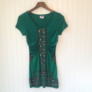 •Free People• Beaded Top