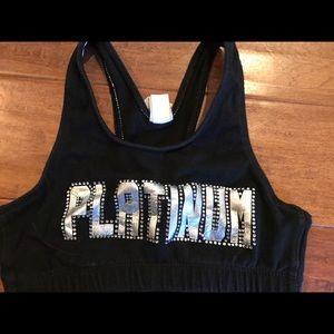 Platinum cheer sports bra
