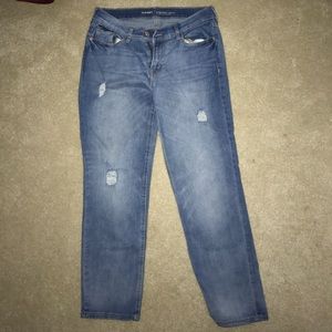 Old Navy Ankle Length Distressed Jeans