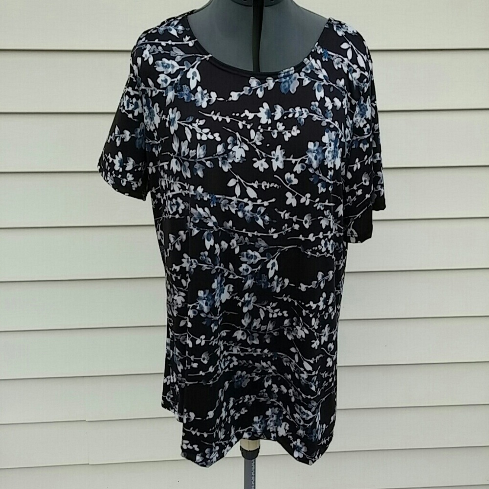 Notations Short Sleeve Blouse