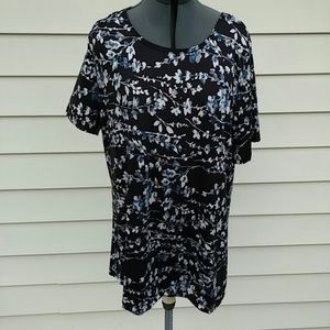 Notations Short Sleeve Blouse