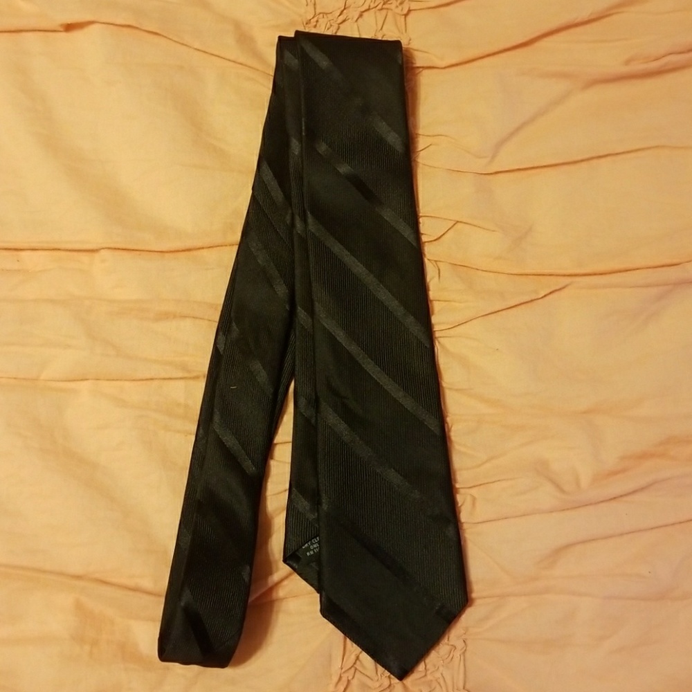 FWB Black Nicole Miller neck tie - Picture 1 of 2