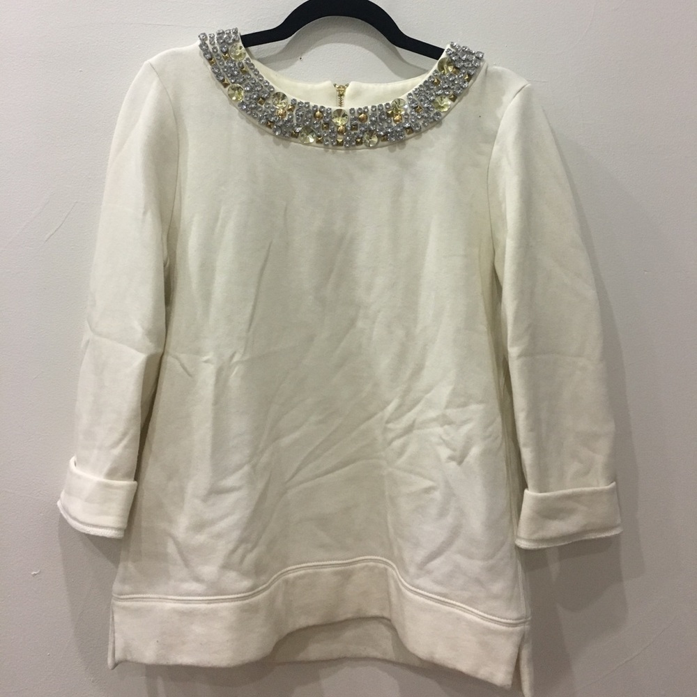 Juicy Couture embellished sweatshirt.