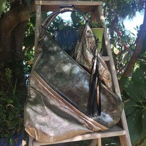 Metallic Botkier Chrystie Zip Hobo Handbag!!