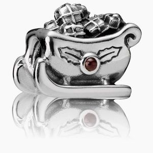 Pandora Christmas sleigh retired bracelet charm