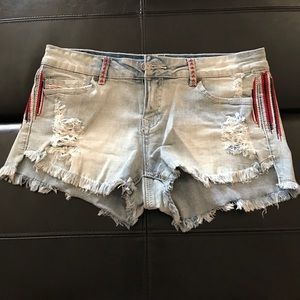 Rue21 denim stretch shorts