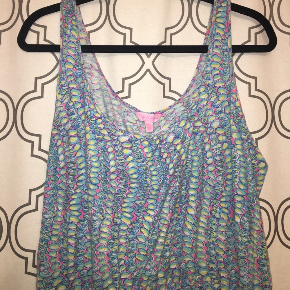 Lilly Pulitzer Beach Dress in Clam Jam