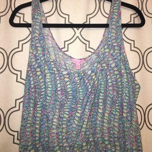 Lilly Pulitzer Beach Dress in Clam Jam