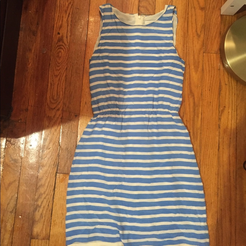 Mini nautical stripe j crew dress