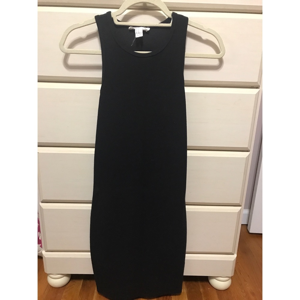 Black mini dress