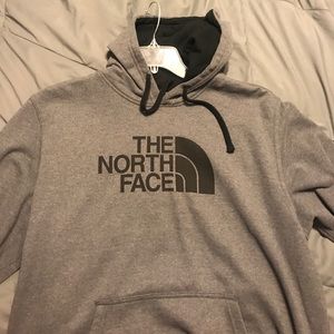 North Face grey Hoodie