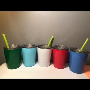 Kids insulated tumblers w/ straw