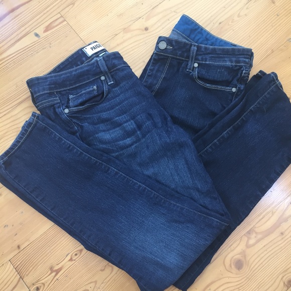 PAIGE Denim - 2 Paige jeans Skyline Skinny & Kylie Crop Sz 30