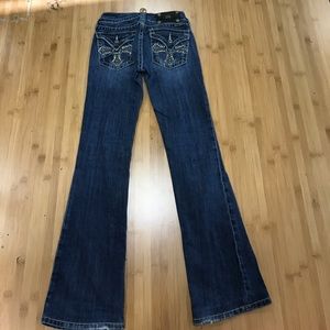 Miss Me Girls Jeans sz 25 JP5046 boot cut