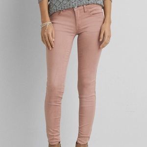 American Eagle Pink Skinny Jeans