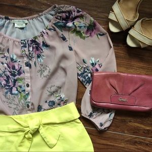 Van Heusen floral silk top