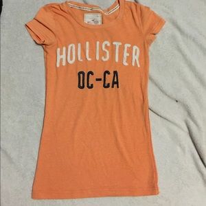 Orange Hollister shirt
