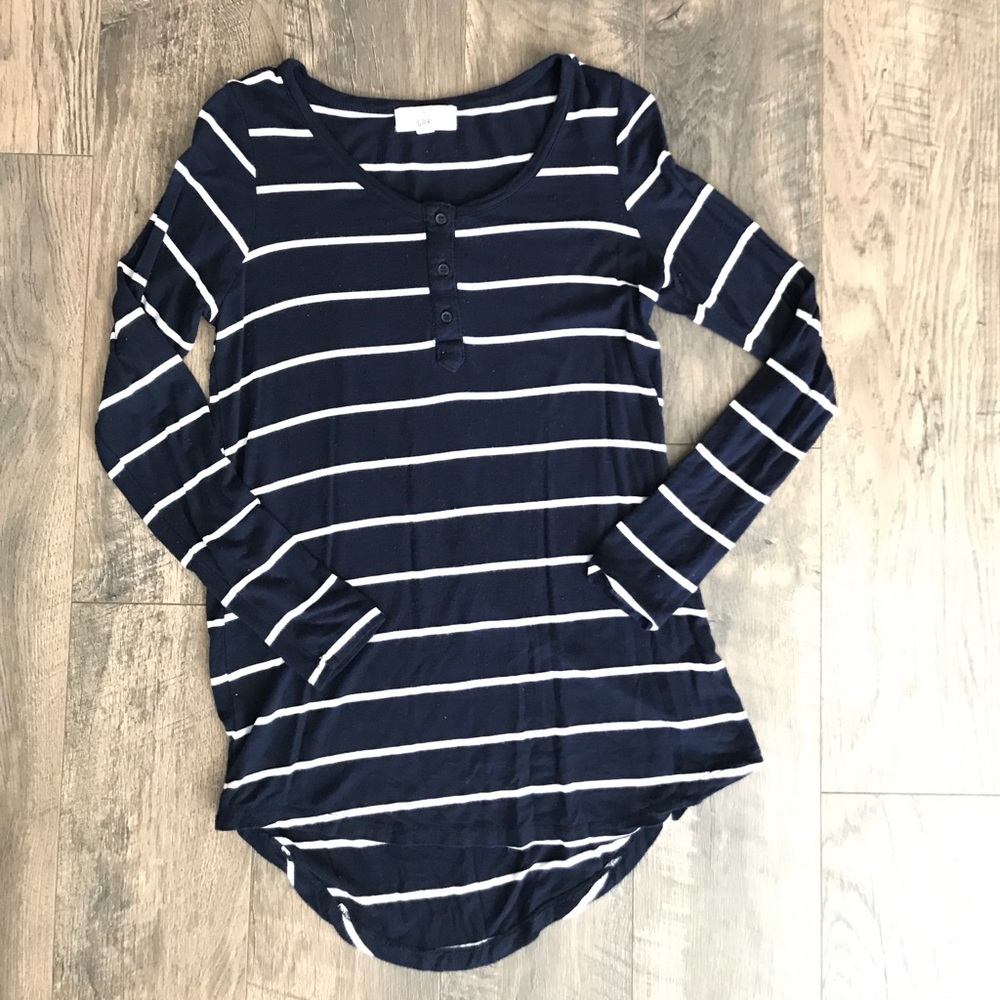 💙Navy Blue Striped Tunic💙