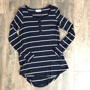 💙Navy Blue Striped Tunic💙