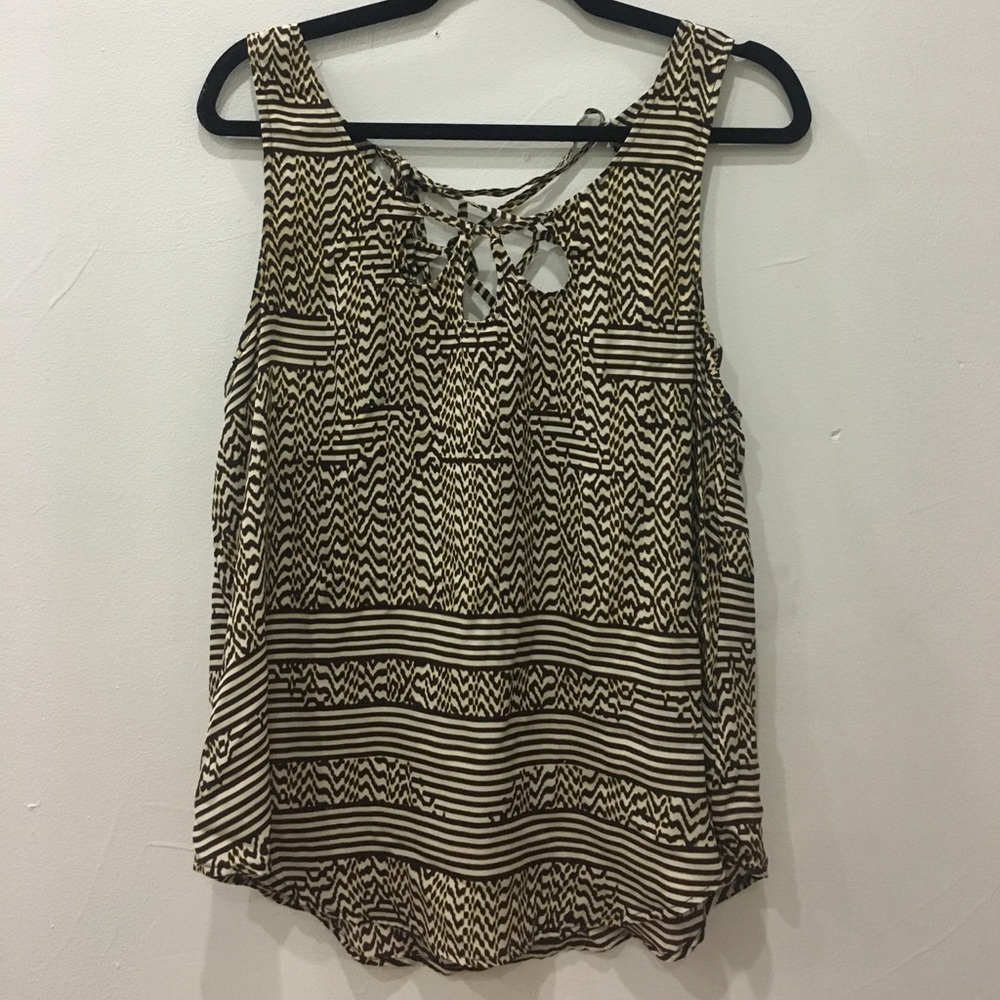 Animal print tank