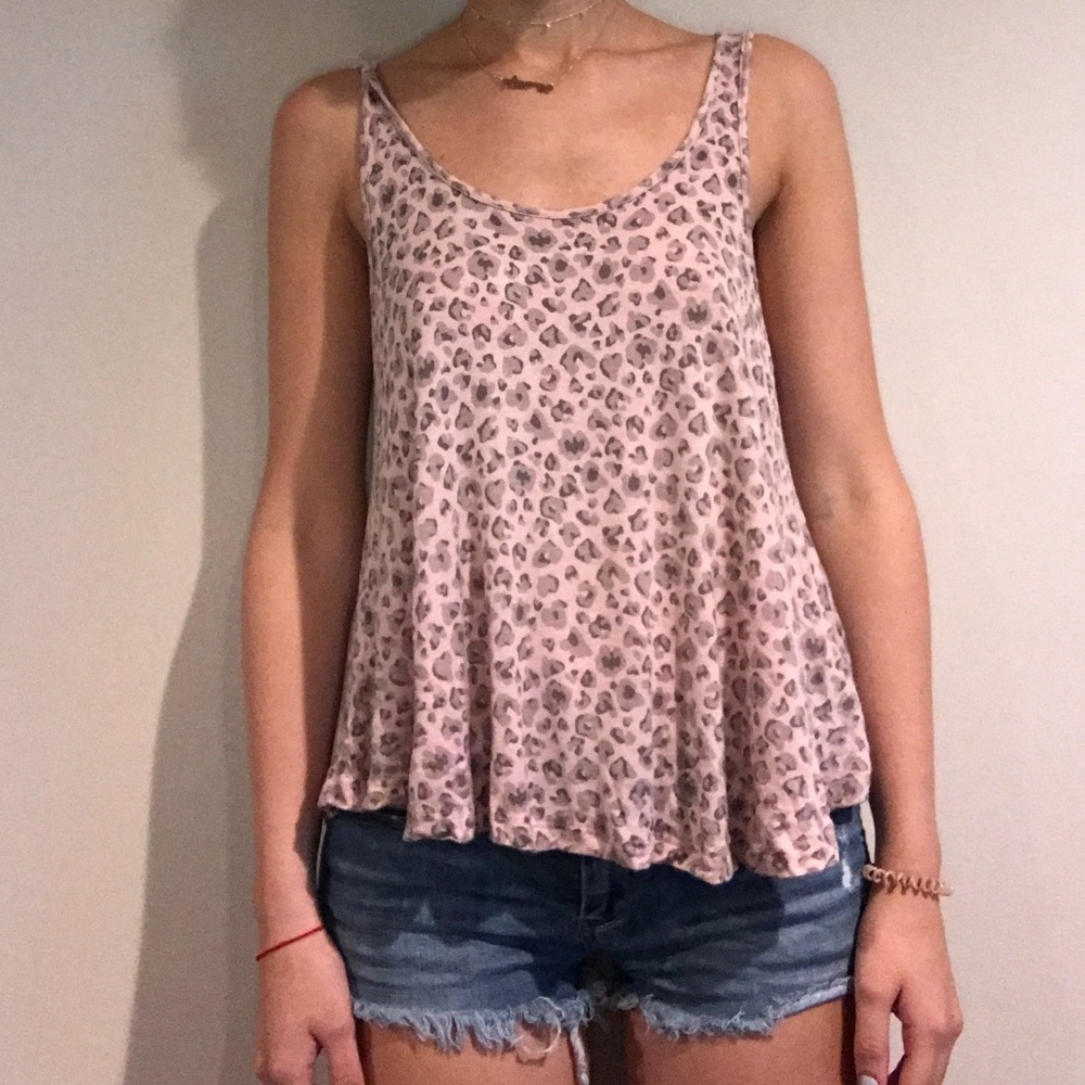 Pink Cheetah Tank