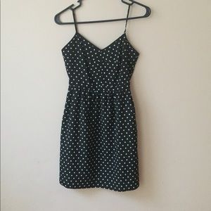 Polka dot jcrew dress