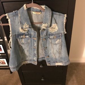 Jean vest.