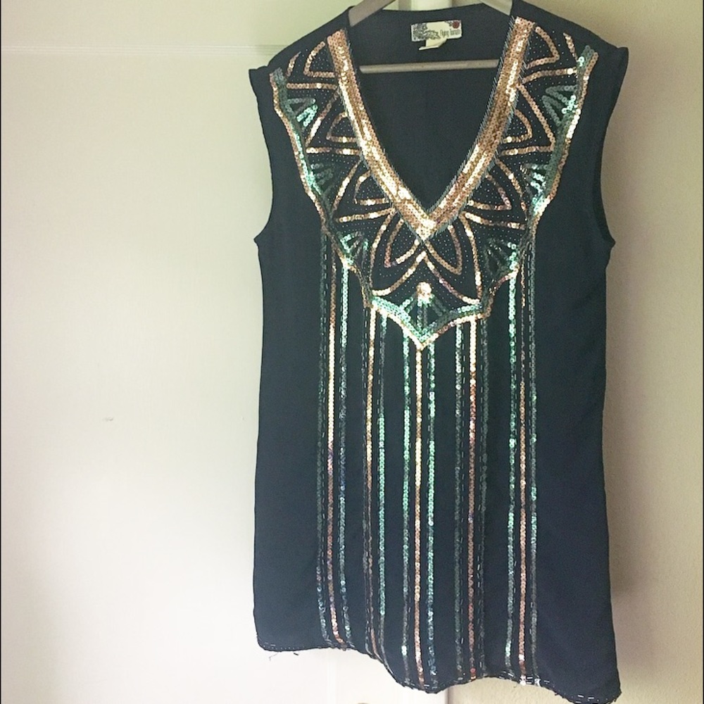 Embellished Mini Dress - Picture 2 of 8