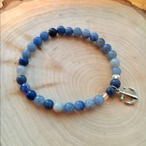 Anchor Gemstone bracelet