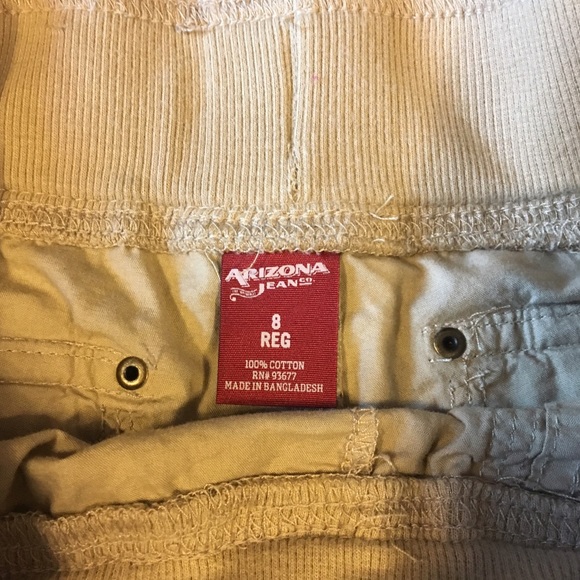 ***SOLD***Girls Arizona Jean Co. Tan Shorts - Picture 2 of 3