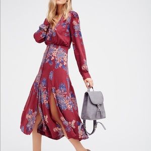 Free people purple combo Miranda dress