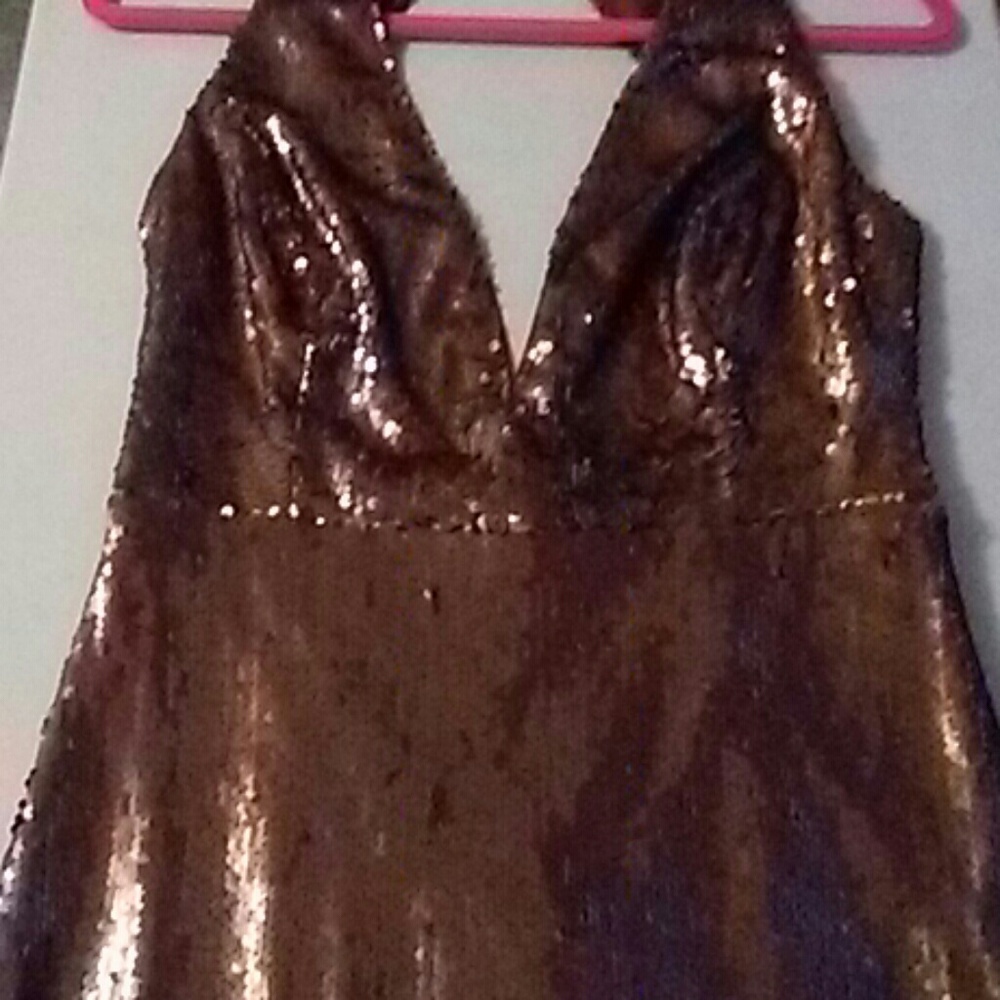 New Brown Sequins Dress 👗