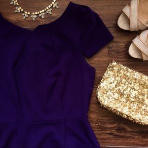 Calvin Klein purple dress