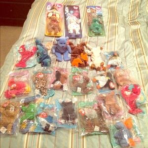 Beanie babies and McDonalds beanie babies
