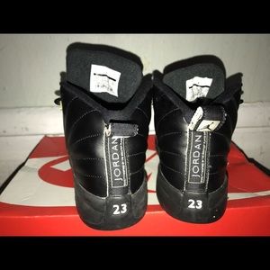 Jordan 12 masters in black