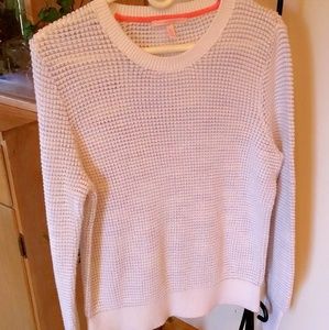 Victoria's Secret White Boat Neck Sweater