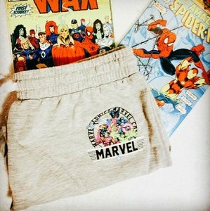 Marvel Comics Avengers Sleep Shorts Xl