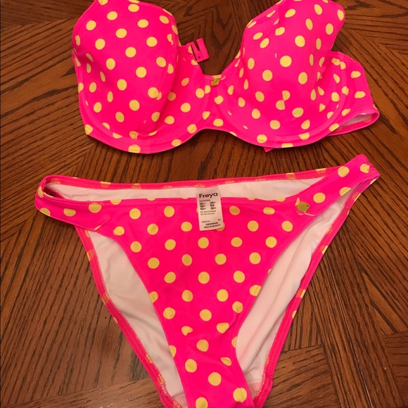 freya polka dot bikini