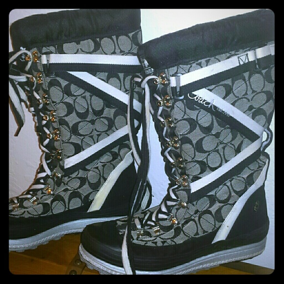 Coach snow boots - Picture 1 of 1