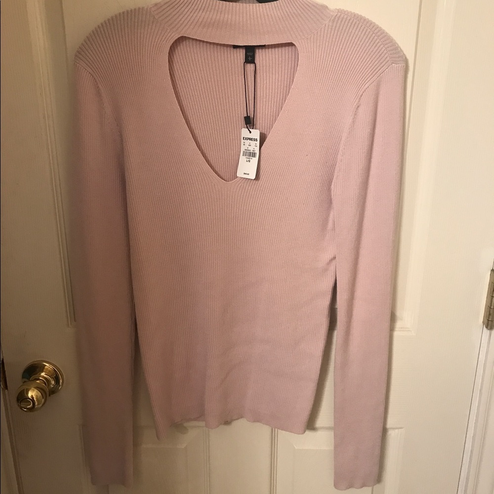 Pink sweater