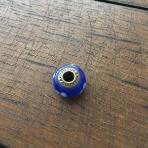 Glass pandora charm