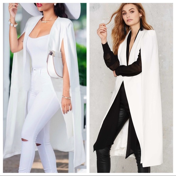 longline cape jacket