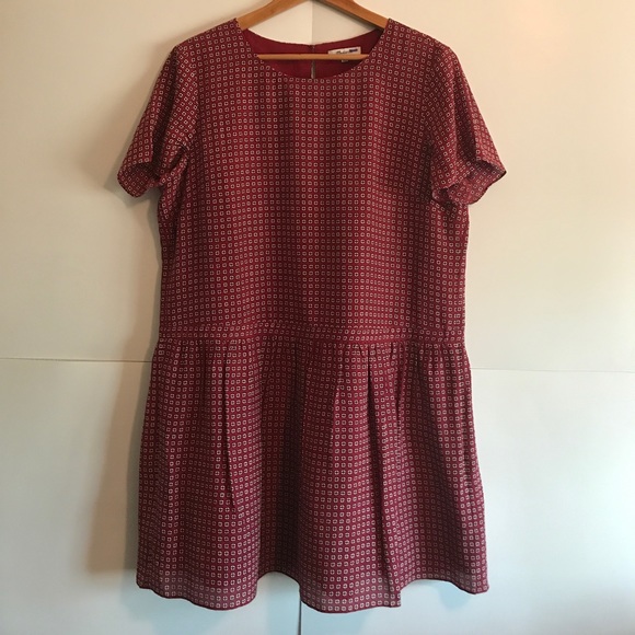 Madewell Dresses & Skirts - MADEWELL Silk Ascot Tile Dress Size 12