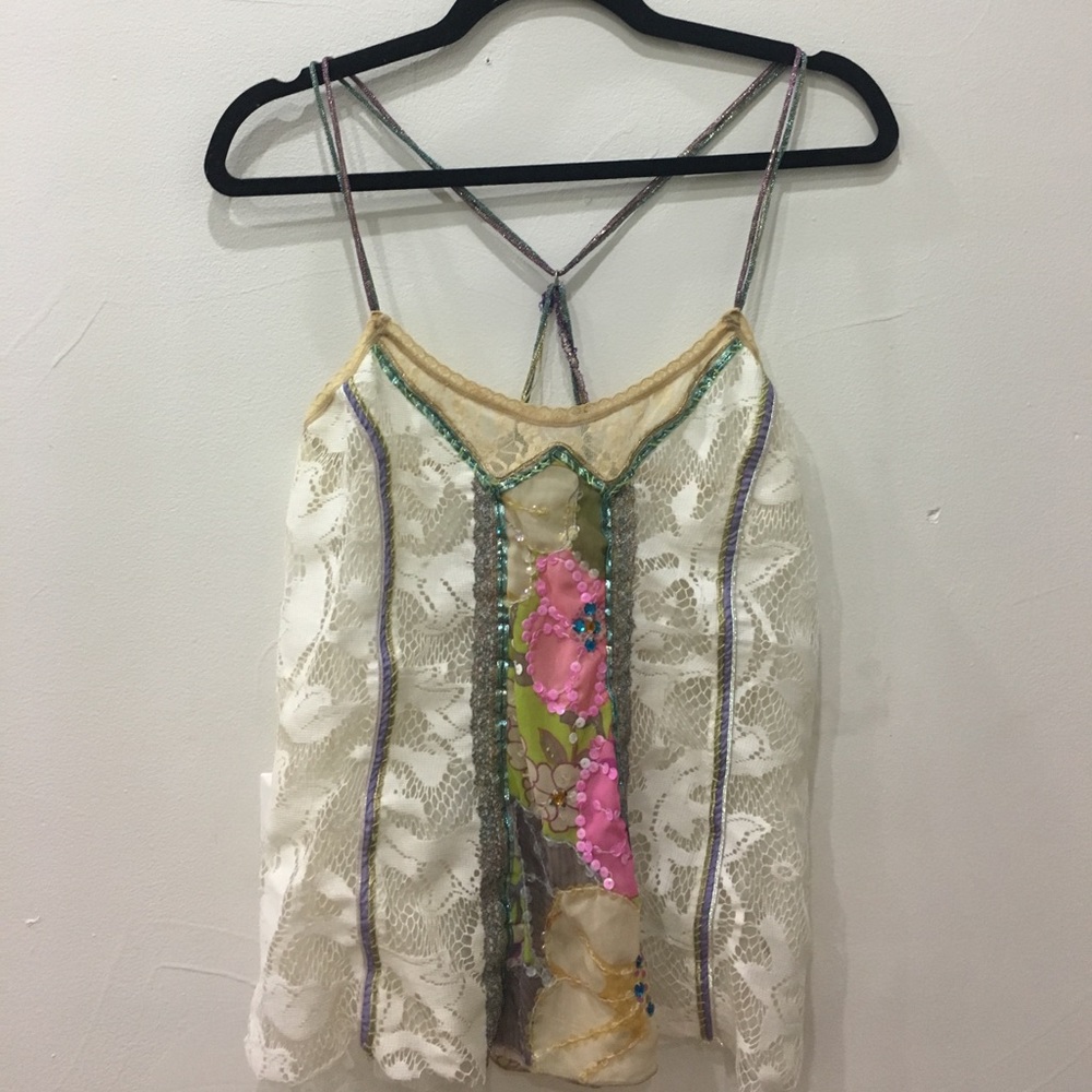 Free People lace tank