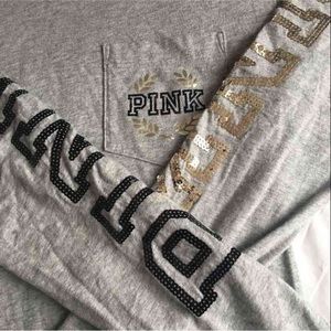 VS PINK Bling Campus Crew!