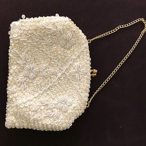 Vintage hand Beaded evening bag