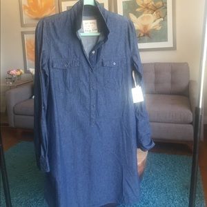 Jean shirt dress