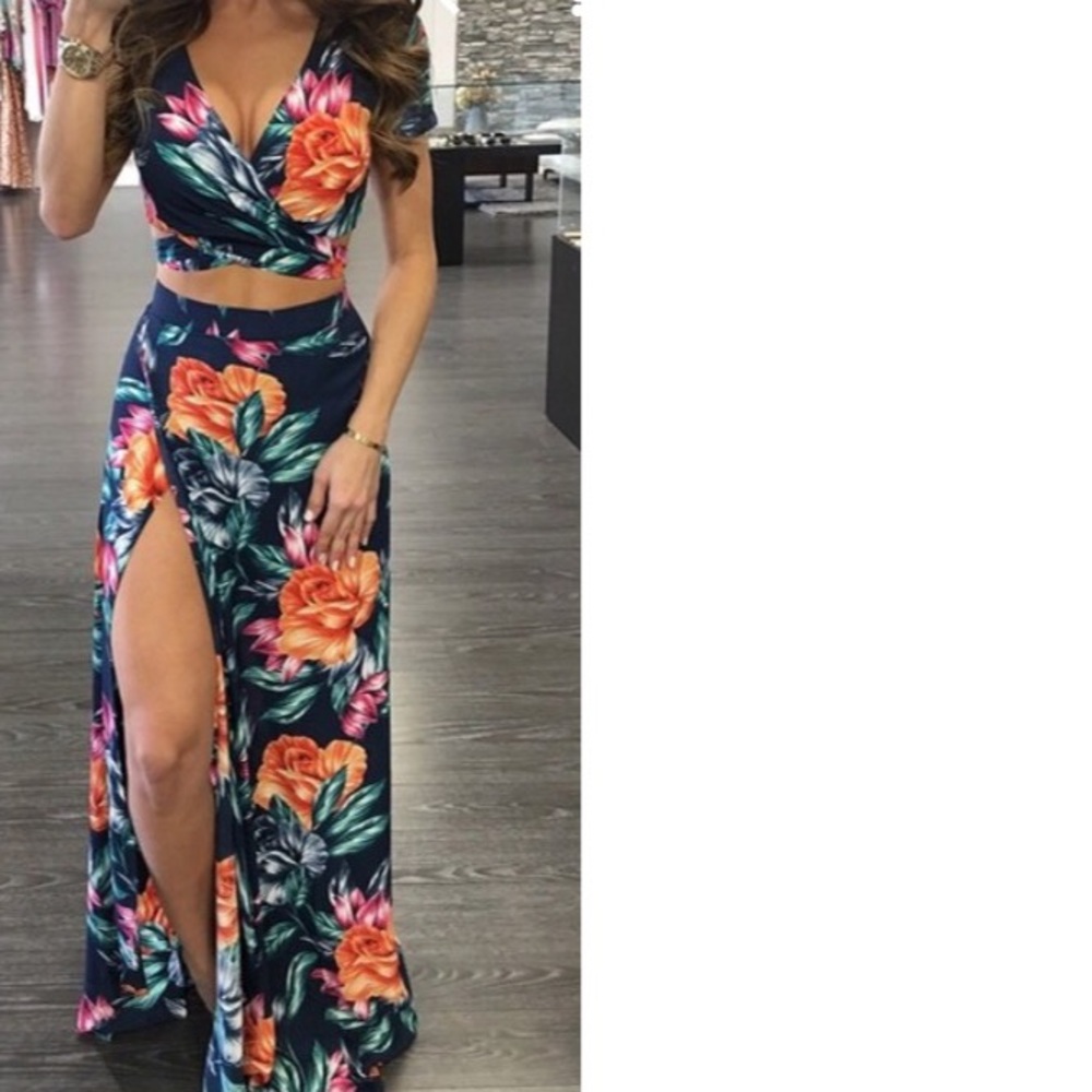 Sexy floral set