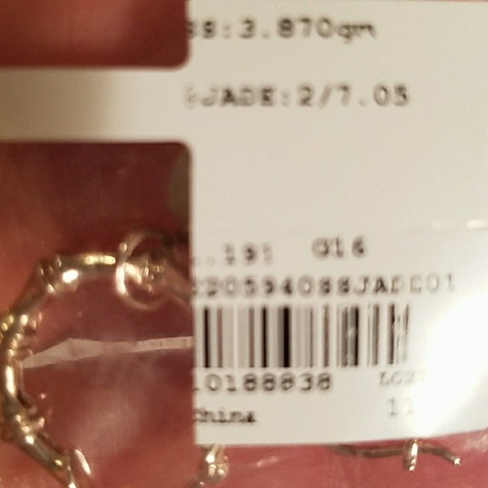 Jade | Lorenzo .925 SS natural jade earrings - Picture 6 of 6