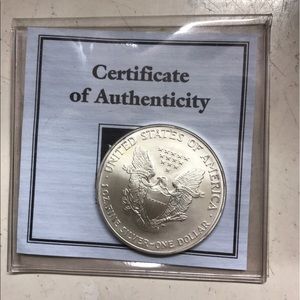 100% AUTHENTIC SILVER COIN